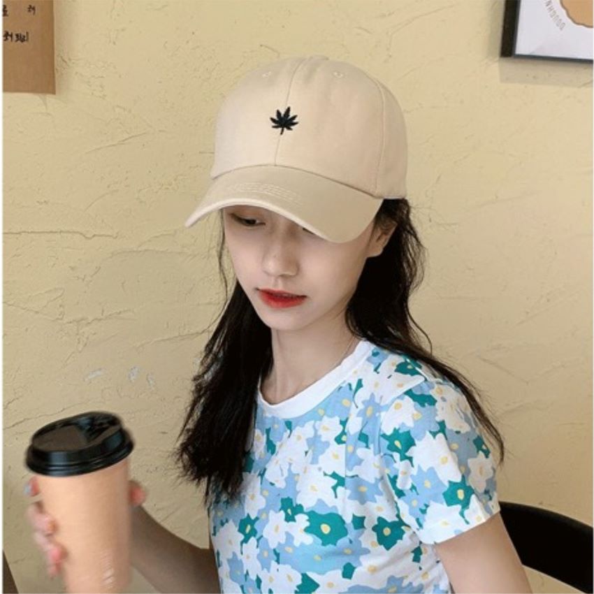 Mũ lưỡi trai nam nữ ZIMI, nón lưỡi trai thêu vải cotton phong cách Hàn Quốc cao cấp