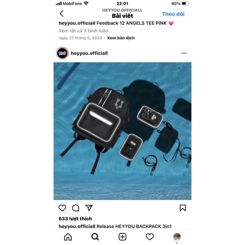 Heyyou Backpack 3 in 1