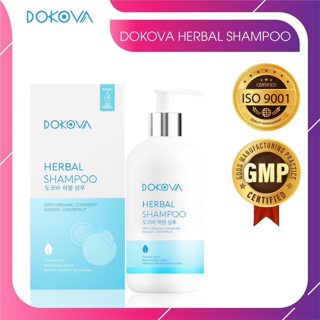 Dầu gội thảo dược ngăn ngừa rụng tóc loại bỏ gàu Dokova - 200ml0