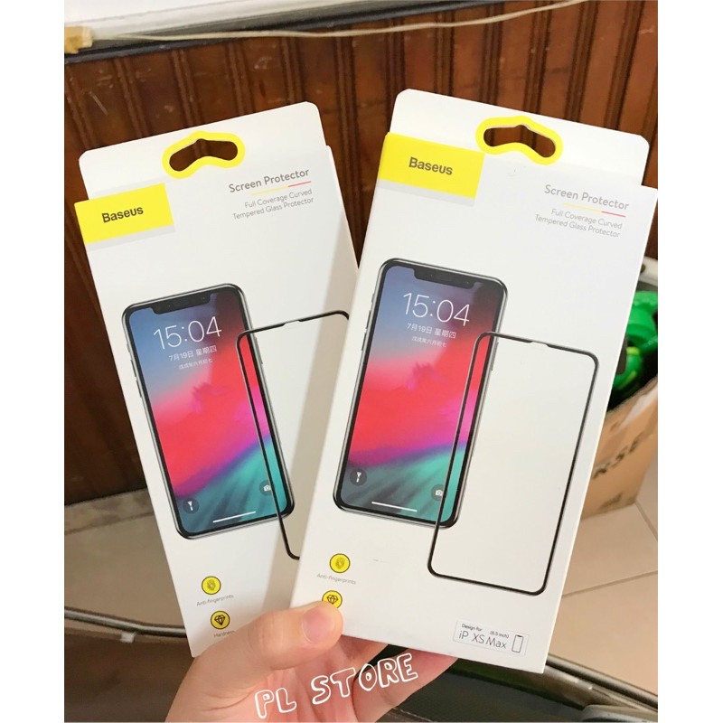 Cường Lực iPhone Baseus Hàng Xịn Full Màn hình - Dễ Dán | X Xs Xr Xs Mã 11 11 Pro 11 Pro max 12 12 Pro 12 Pro max 13