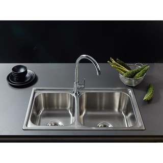 CHẬU RỬA CHÉN INOX MALLOCA MS-2076E