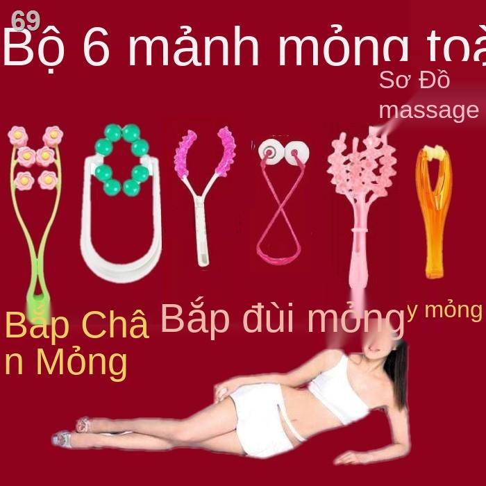 > Dụng cụ giảm béo 1 con lăn mặt gầy chân thon eo cánh tay tạo tác Bộ máy mát xa DaheI