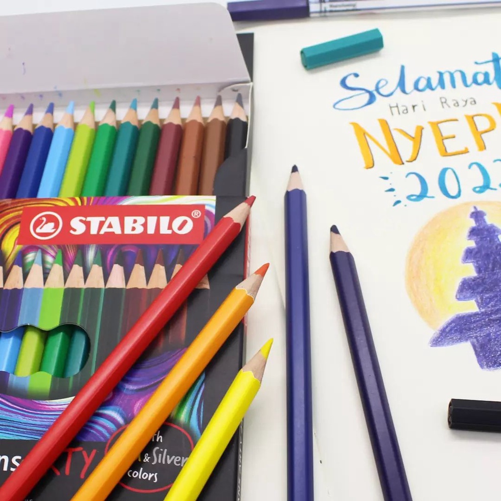 Bộ chì màu STABILO Swans Arty