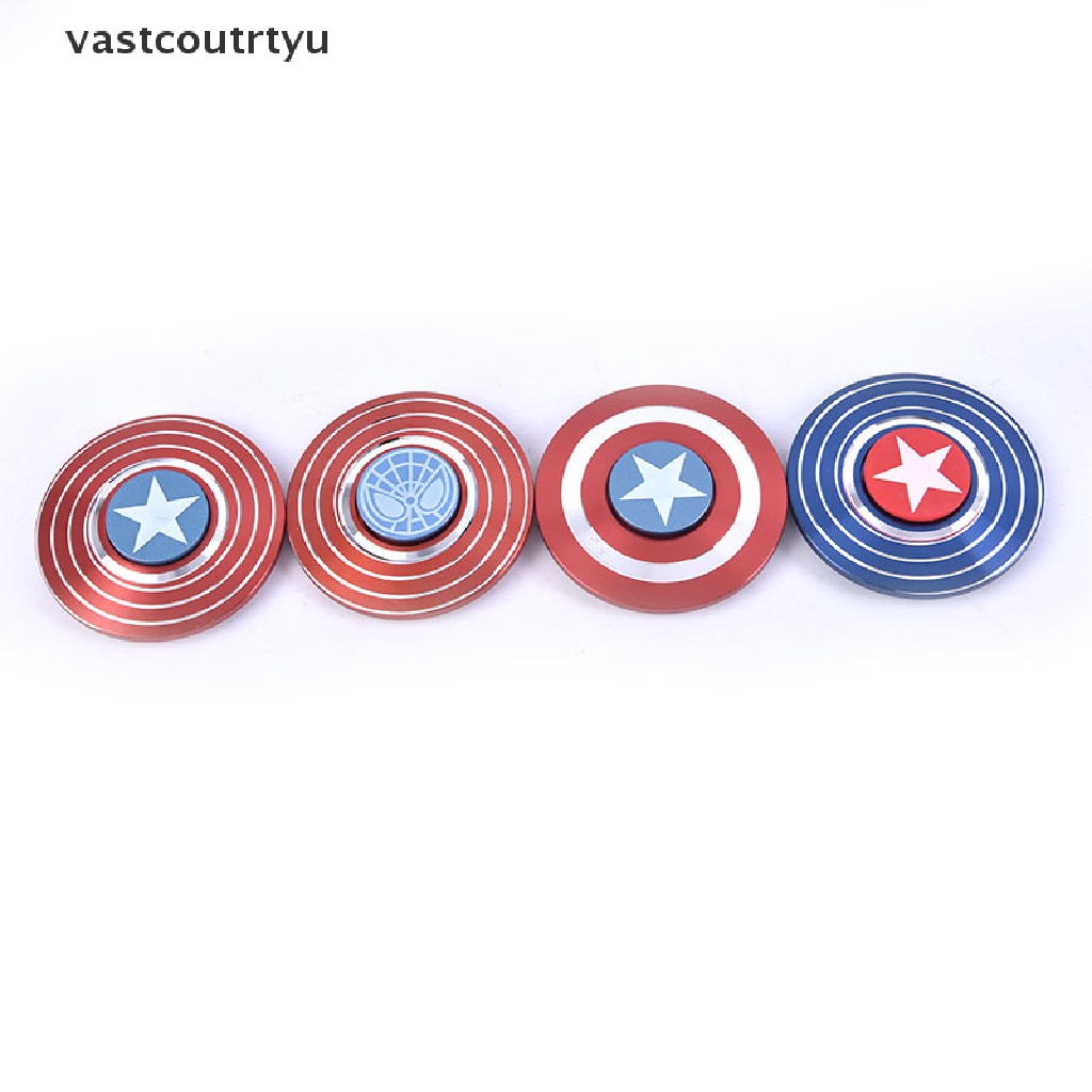 Con Quay Đồ Chơi Spinner BằNg HợP Kim, HìNh Khiên Captain America