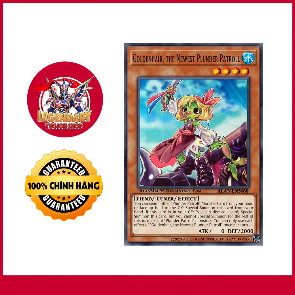 [Thẻ Bài Yugioh Chính Hãng] Goldenhair, the Newest Plunder Patroll