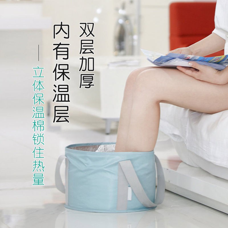 Chậu Ngâm Chân Hai Lớp Dày Dặn Có Thể Gấp Gọn Tiện Lợi | BigBuy360 - bigbuy360.vn