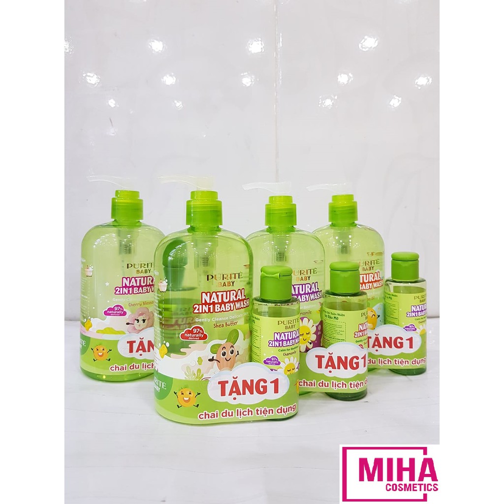 Sữa Tắm Gội Cho Bé PURITE BABY 500ml