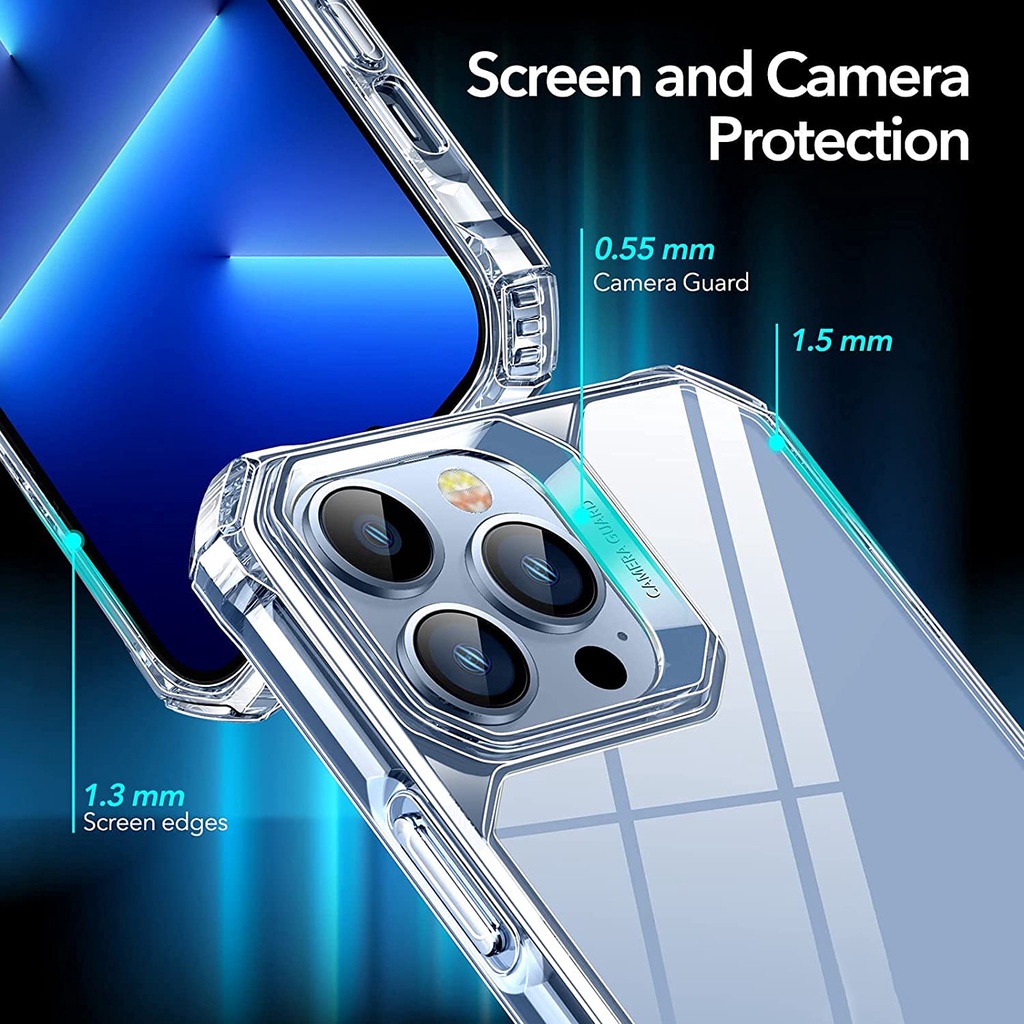 Ốp Lưng dành cho iPhone 13 / 13 Pro / 13 Pro Max ESR Air Armor Clear Case - Hàng Nhập Khẩu.