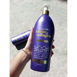 CẶP DẦU GỘI/ hoặc XẢ CHỐNG RỤNG KÍCH MỌC TÓC BIOTIN COLLAGEN 750ML USA