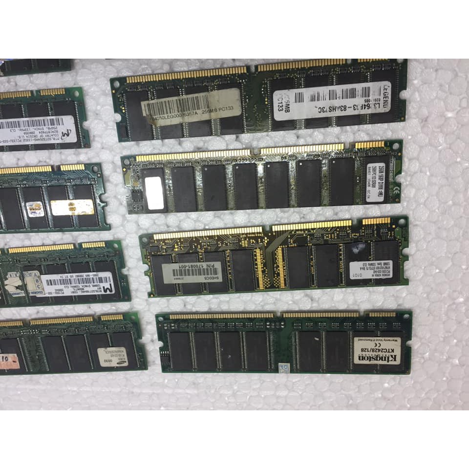 Ram SDRam Máy tính 64Mb PC 100 PC 133