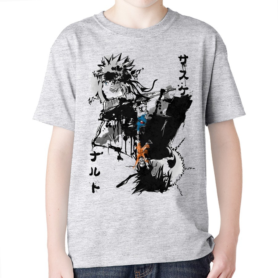 [Siêu Hot] Áo thun Nam Nữ In hình Naruto Sasuke