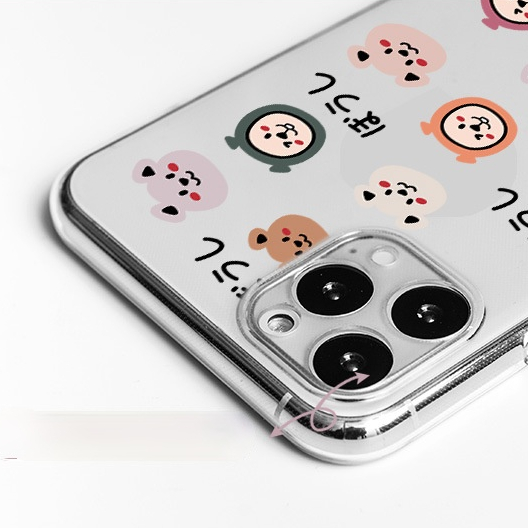 Ốp điện thoại TPU chống trầy họa tiết hình gấu dễ thương cho IPHONE 11 PRO XR/XS/X 7 8 PLUS | BigBuy360 - bigbuy360.vn