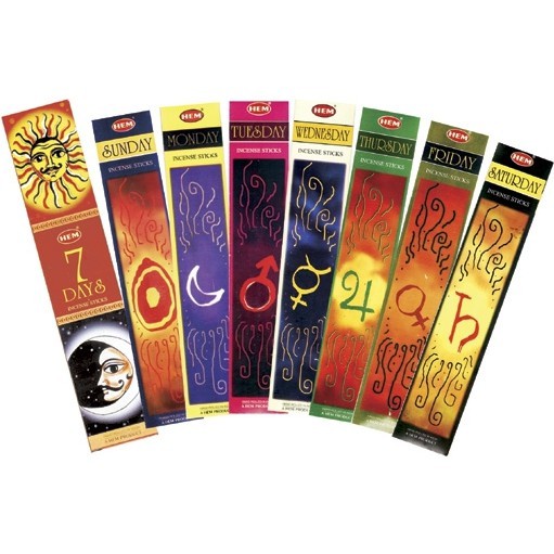 HEM 7 Day Incense ( Mùi hương dành cho từng ngày trong tuần) - THẢO MỘC XÔNG NHÀ