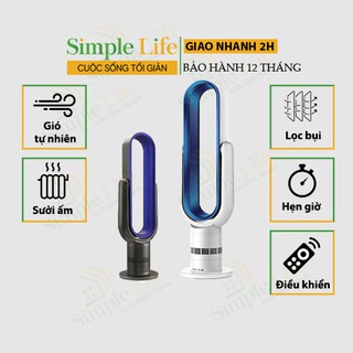 [FreeShip - Bảo Hành] Quạt không cánh PURLEY nội địa trung, có SƯỞI ẤM, làm mát, lọc không khí và an toàn