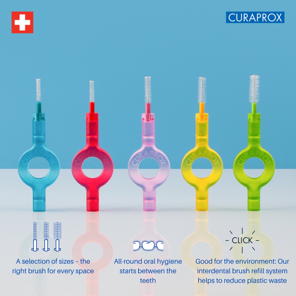 Bộ 5 tăm kẽ răng 5 kích cỡ Curaprox Prime Handy CPS 150