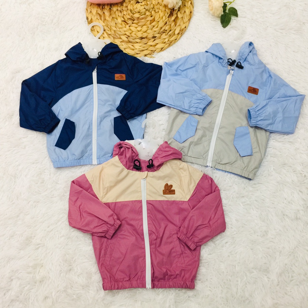 Áo khoác gió cho bé trai bé gái áo gió Dokma size 2-6 tuổi siêu sale DA854