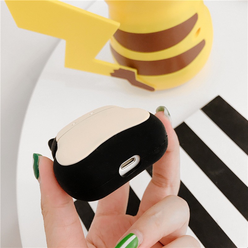 Vỏ bảo vệ tai nghe Airpod 1/2/Airpod pro Hình Snorlax Trong Pokemon - Moncase