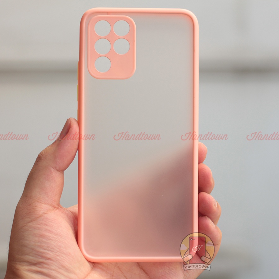 Ốp Samsung A22 M32 A32 A52 A72 A12 M12 M42 M62 4G 5G Galaxy Lưng Nhám Viền Màu Chống Sốc Trầy Xước Cao Cấp Bảo Vệ Camera