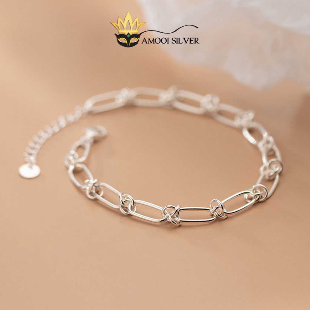 Lắc tay bạc S925 xích khúc - Amooi Silver AT115