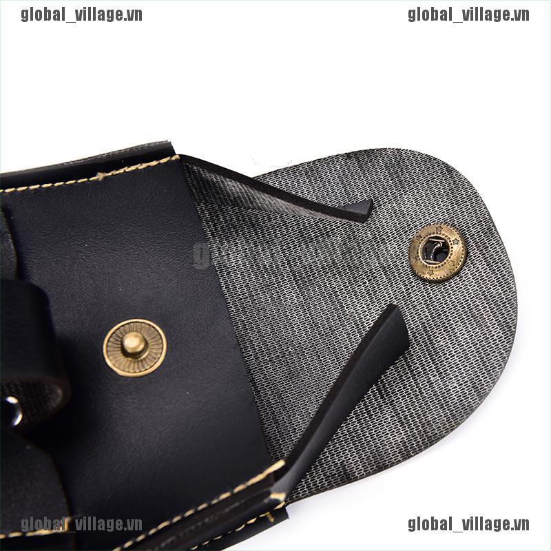 [global] Faux Leather 2In1 Hunting Slingshot Ammo Catapult Steel Balls Bearings Bag Pouch [village]