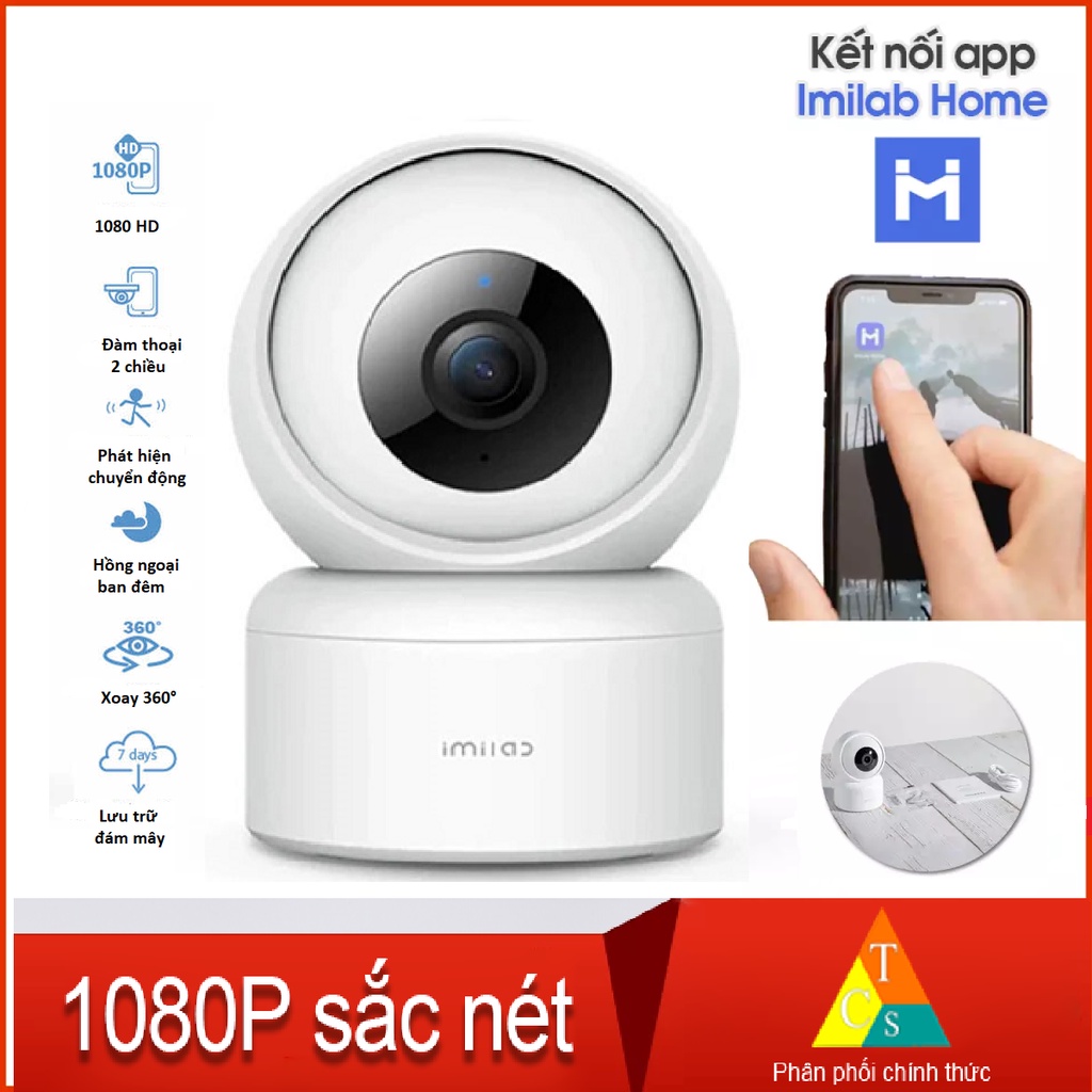 Camera giám sát ip xoay Xiaomi Imilab C20 1080P Bản Quốc Tế CMSXJ36A