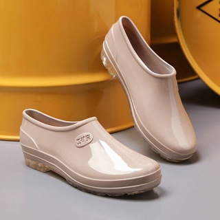 Ủng Đi Mưa Cổ Thấp Chống Thấm Nước Tiện Dụng Cho Nữ