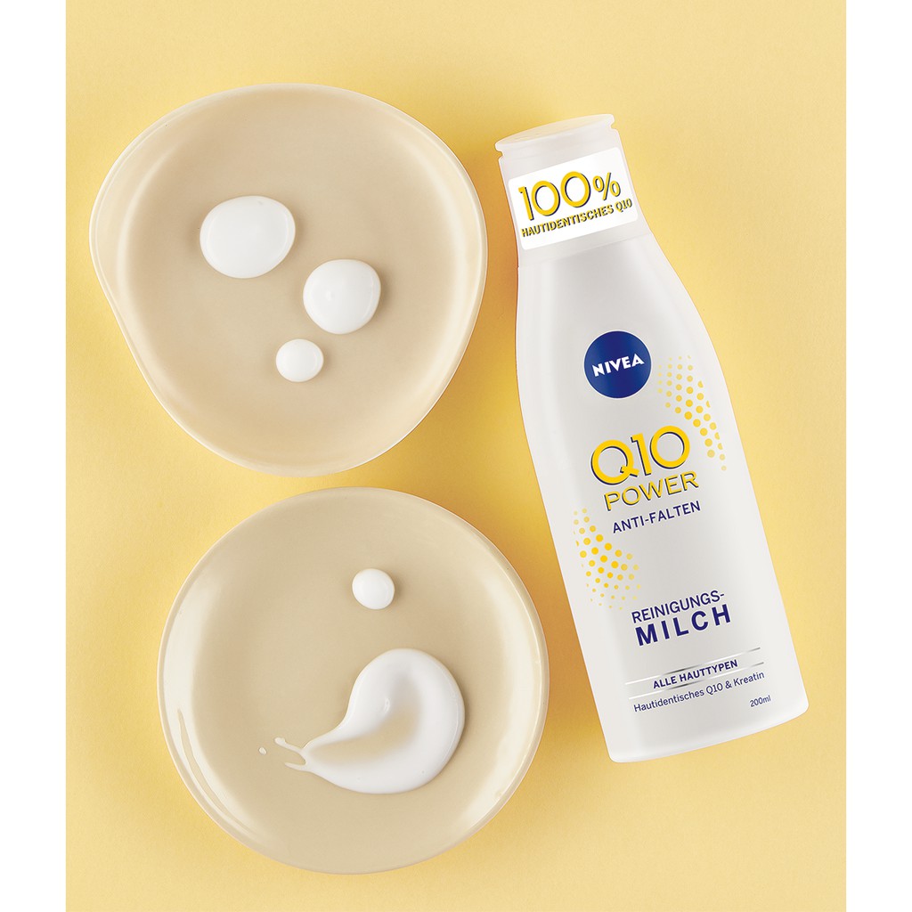 Sữa rửa mặt Nivea Q10 Power chống lão hóa 200ML – Nội địa Đức