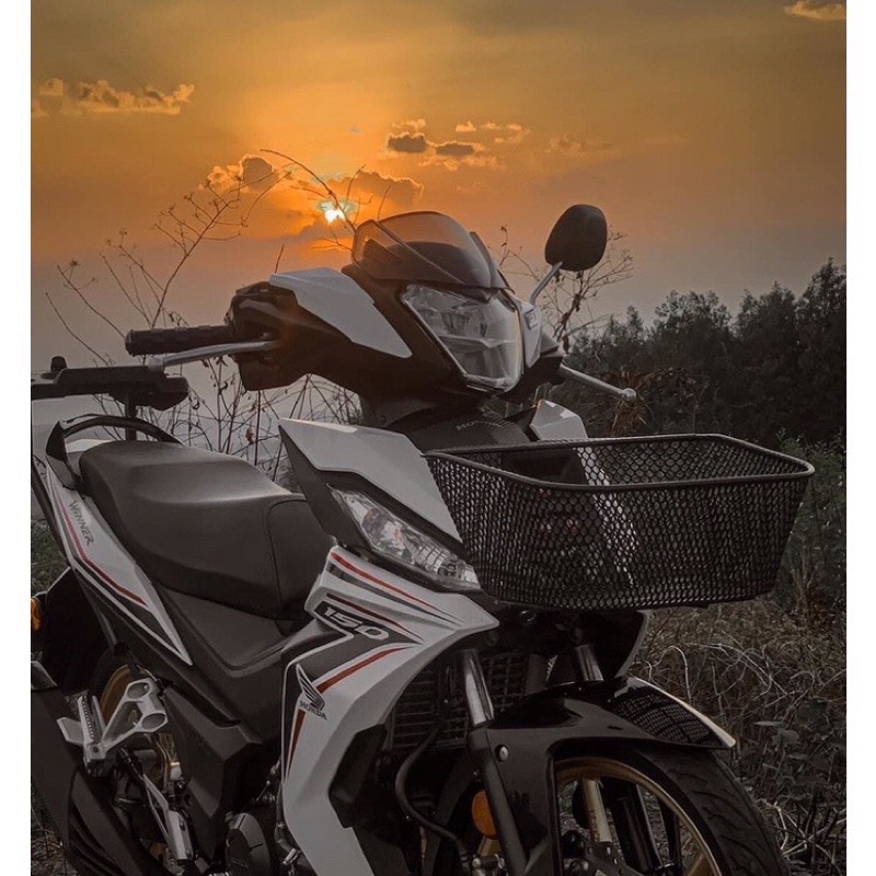 Mão chắn gió kiểu Sh gắn Wave A Rs Winner v1 Exciter 150 Đen trong