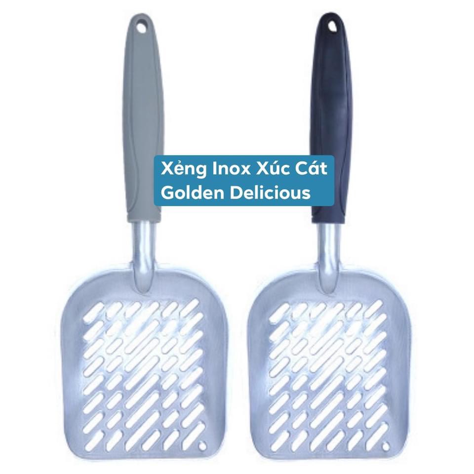 Xẻng Xúc Cát Vệ Sinh Mèo Chất Liệu Inox Siêu Chắc Chắn - Chống Gãy - Kích Thước Lớn - Xúc Tốt Nhất Thị Trường