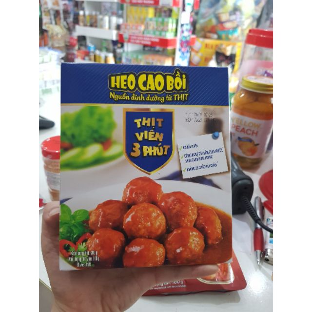 Thịt viên 3 phút heo cao bồi
