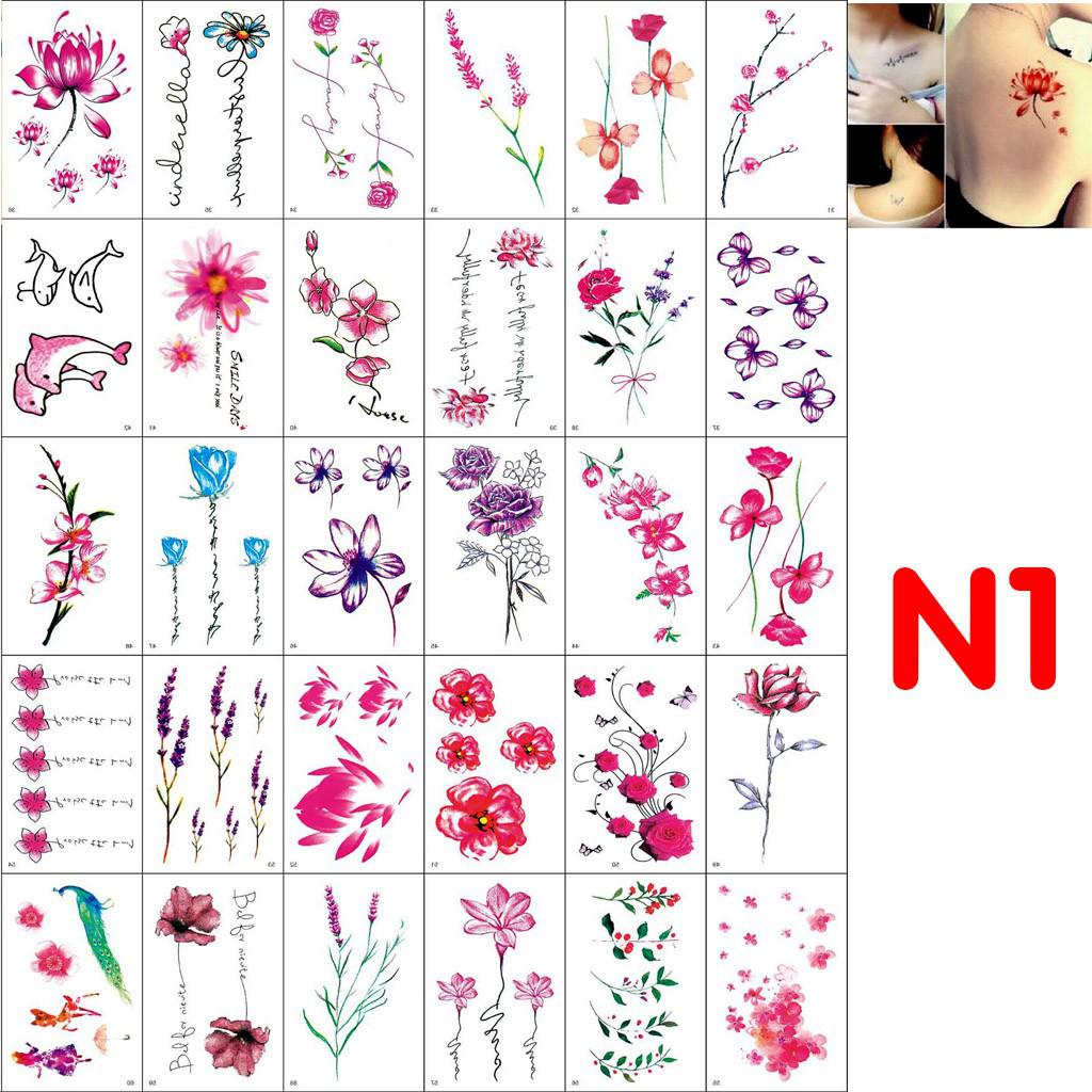 Bán Hình Xăm Dán Mini Chống Thấm Nước Combo 30 Tấm (10x6cm) | BigBuy360 - bigbuy360.vn