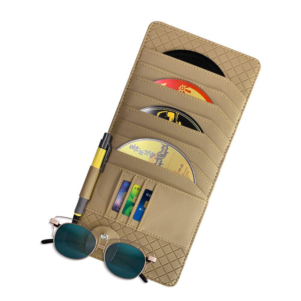 Ví Đựng Thẻ Gắn Tấm Che Nắng Nhiều Ngăn Tiện Dụng