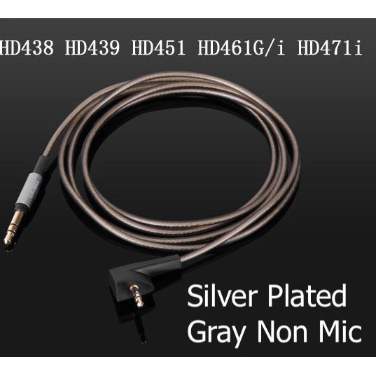 Dây Cáp Tai Nghe Kèm Mic Cho Sennheiser Hd438 Hd439 Hd451 Hd461 Hd471