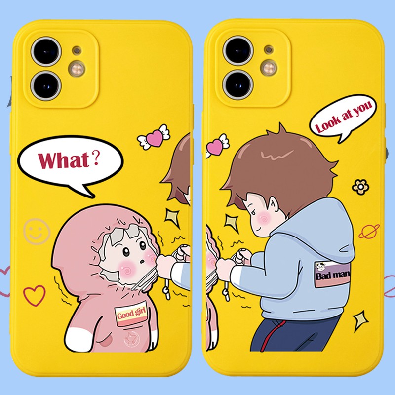Ốp Điện Thoại Silicon Họa Tiết Hoạt Hình Dễ Thương Cho Iphone 12 11 Pro Max X Xr Xs Max 8 7 Plus 6 6s 11 Ip12 | BigBuy360 - bigbuy360.vn