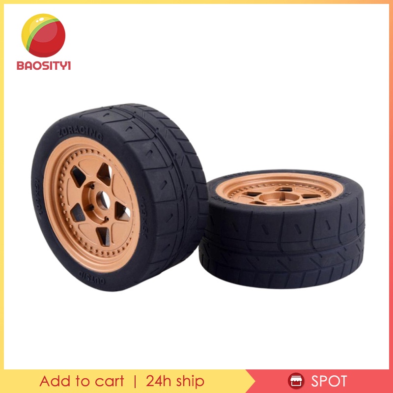 Bộ 2 Bánh Xe Cao Su Cho Xe Hơi Điều Khiển Từ Xa 1 / 7