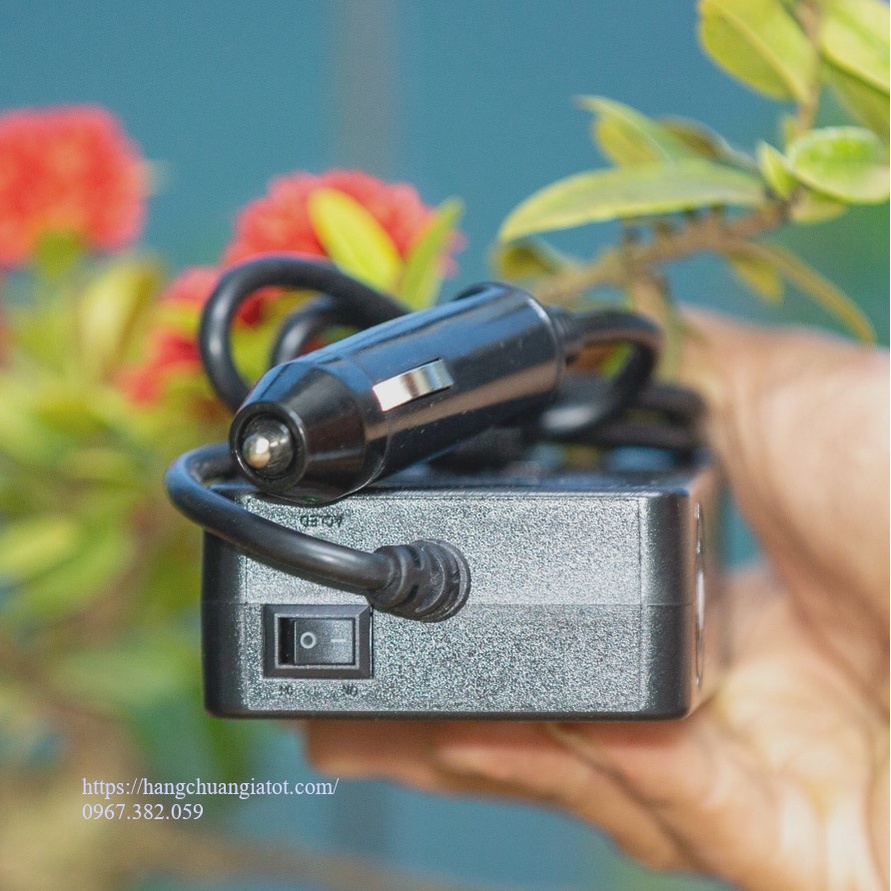 Tẩu chuyển đổi điện INVERTER 24V lên 220V dùng trên các dòng ô tô công suất 200W