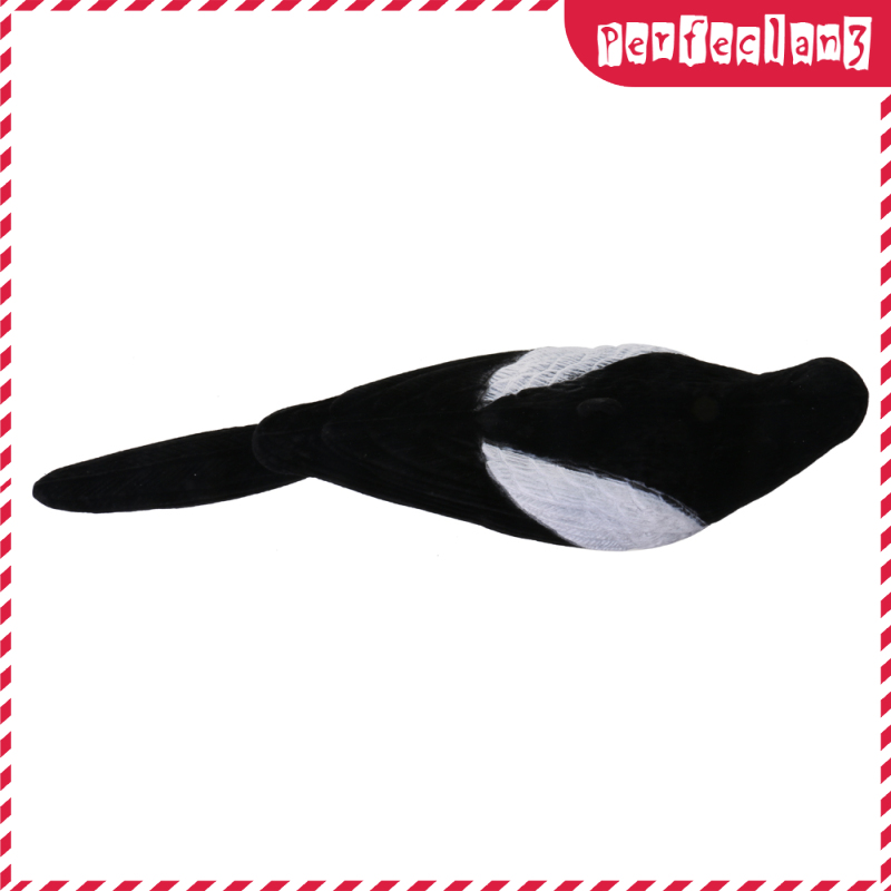 💕Thássia Sport Store💕2xFull Flocked Realistic Calling Magpie Decoy Shooting/Hunting Decoying Bait 