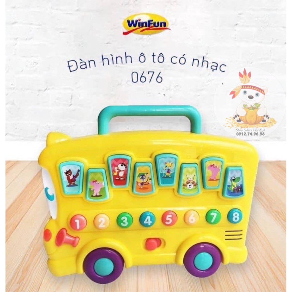 Đàn hình ô tô có nhạc Winfun 0676