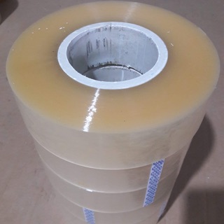 Combo 6 cuộn băng dính 1kg màu trắng trong ảnh thật