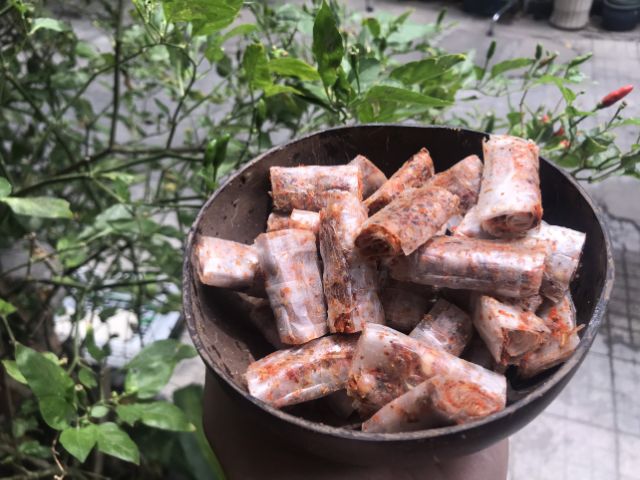 500gr Bánh tráng cuộn thập cẩm Long An
