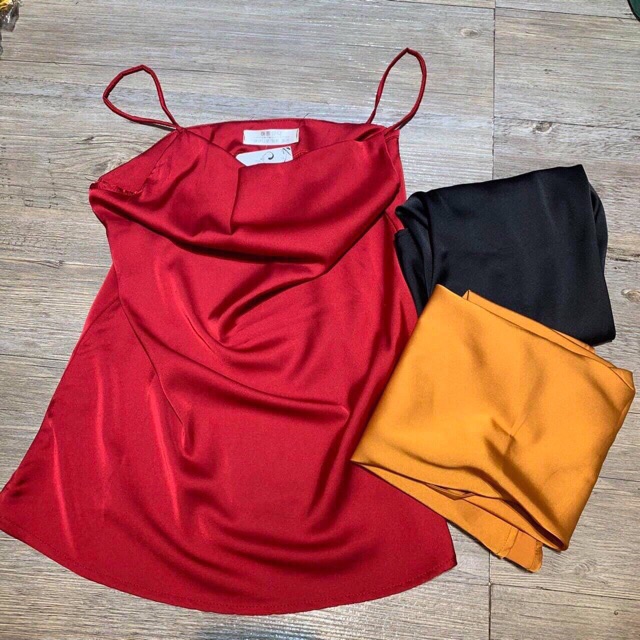 ÁO 2S LỤA CỔ ĐỔ HIT HOT