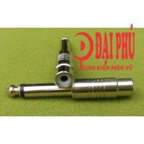 Jack 6.5 mono 1 vạch đầu RCA cái