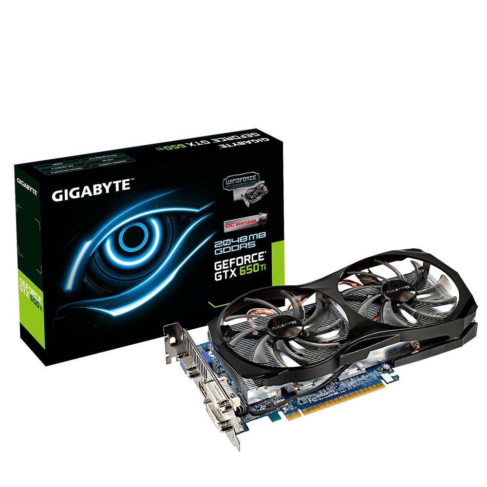 CARD VGA GIGABYTE GTX650TI 2GB OC GDDR5 DUAL FAN [Dùng Rồi Như Mới]