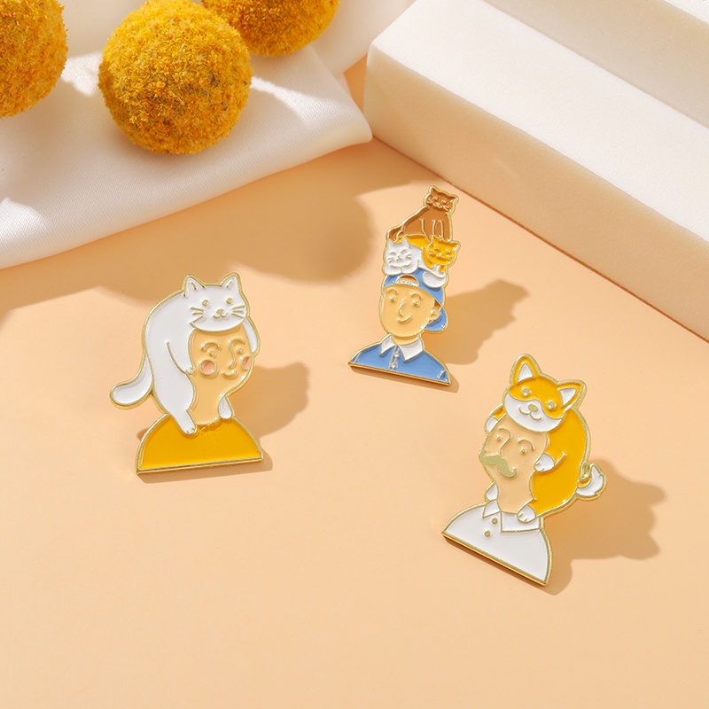 Ghim Cài Áo Hình Động Vật Đáng Yêu