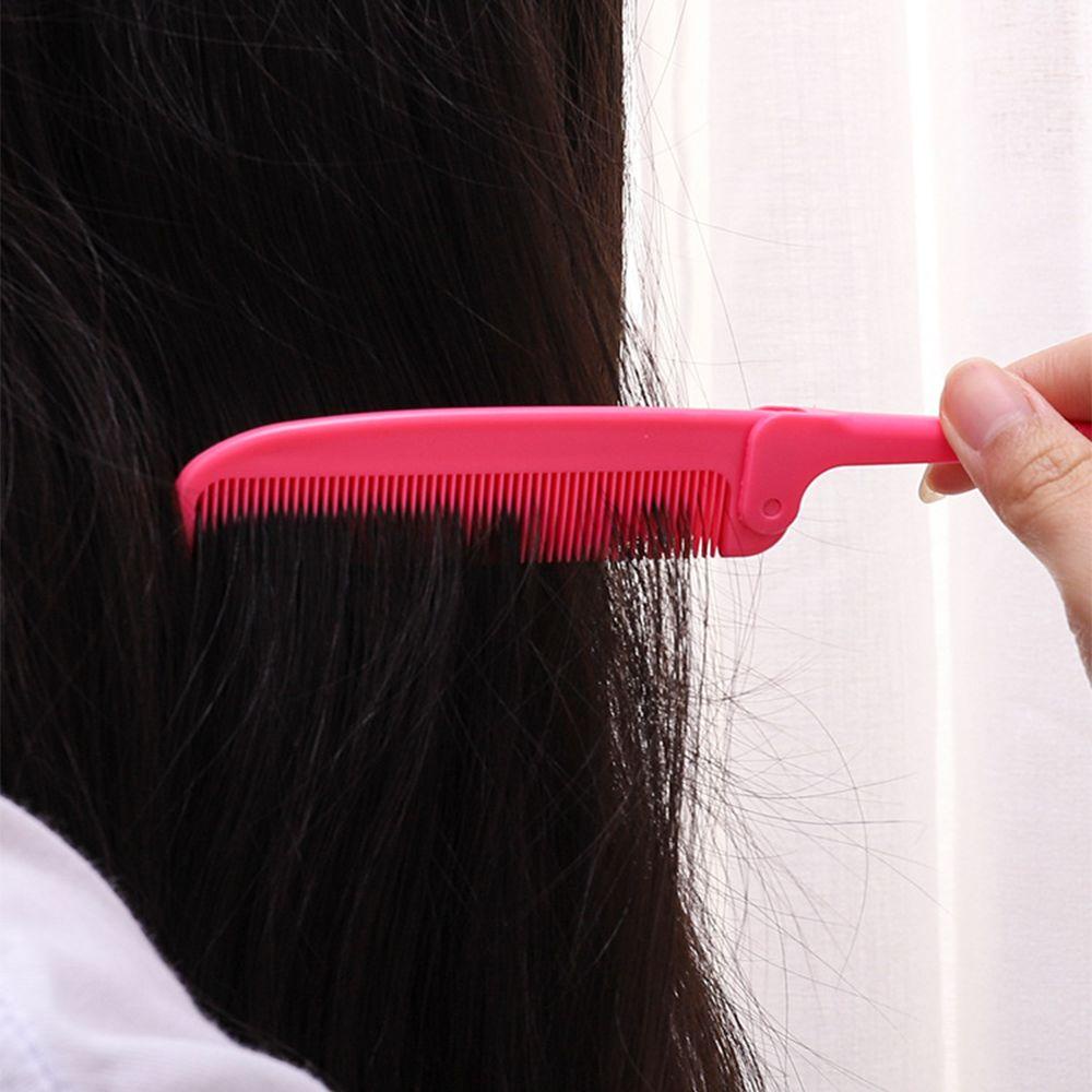 Lược Chải Tóc Mát Xa Da Đầu Bằng Nhựa Gấp Gọn Đa Năng Tiện Lợi Dành Cho Salon