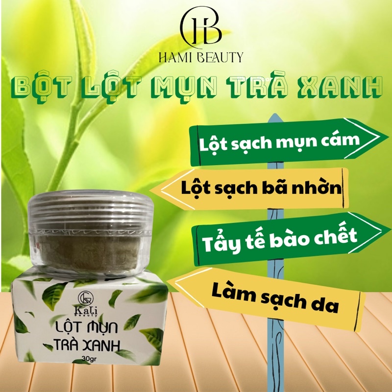 Lột mụn trà xanh từ lá trà xanh, sạch mụn, sạch bã nhờn, an toàn hiệu quả[ Thuỷ Mộc Beauty ]