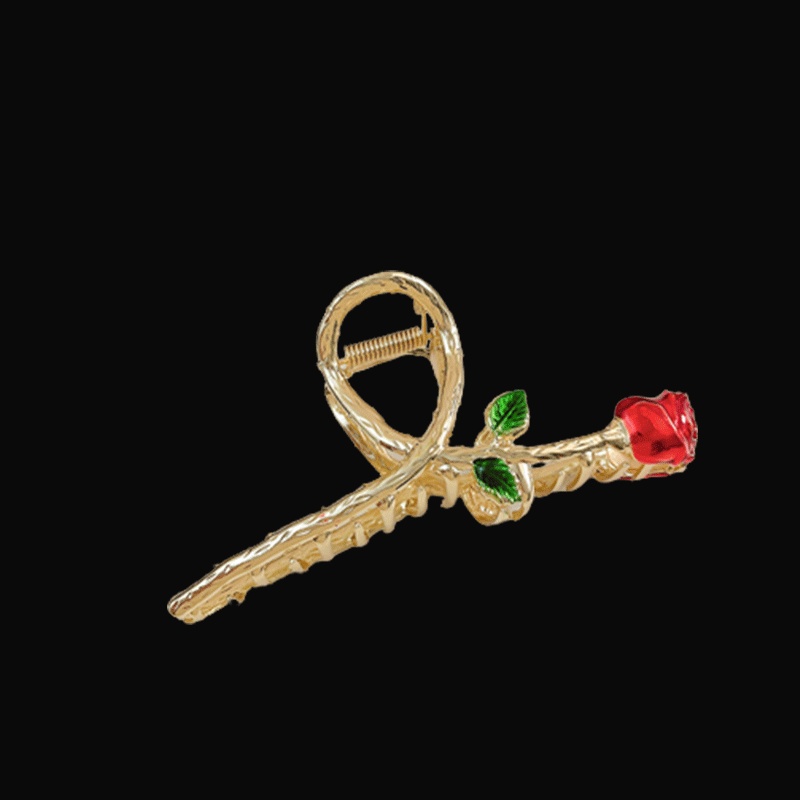 Kẹp Tóc Đính Đá Ngọc Trai Nhân Tạo Phong Cách Hàn Quốc Sang Trọng