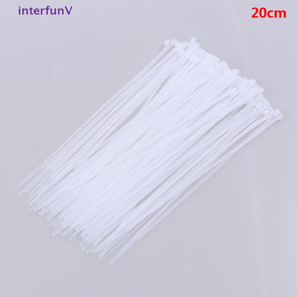 Set 100 Dây Nhựa Nylon Tự Khóa Chống Lão Hóa 2.5 * 20cm / 2.5 * 10cm