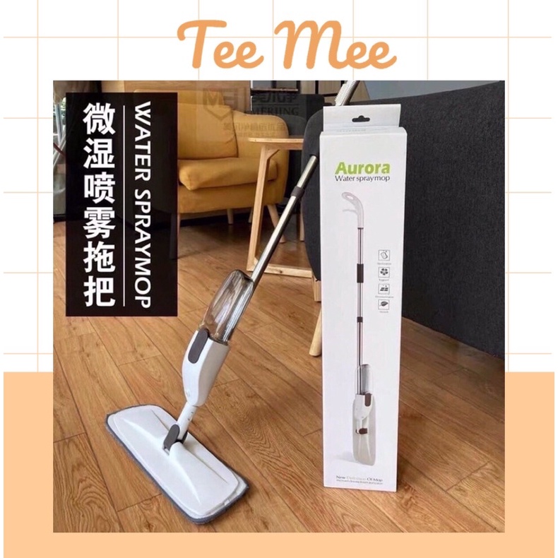 Chổi Lau Nhà Phun Sương Xoay 360 Độ , Cây Lau Nhà Thông Minh Phun Sương _ Tee &amp; Mee ô