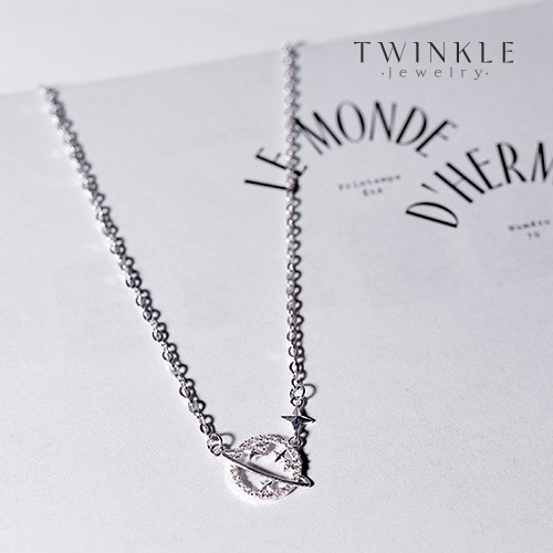 Dây Chuyền Bạc Twinkle Jewelry Necklace Planet DC0003